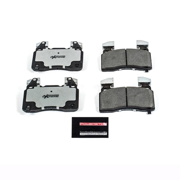 Homewardbound Extreme Street Brake Pads with Hardware for 2015-2019 Cadillac CTS Front Z26 HO3846022 - main